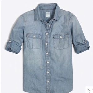 Moving sale Like new J.Crew chambray shirt S